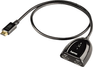 HAMA 00042553 - HDMI-Umschalter (Schwarz)