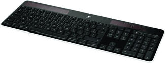 LOGITECH Wireless Solar Keyboard K750 noir - Clavier sans fil (Noir)