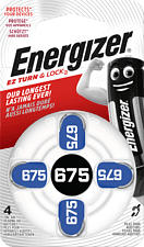 ENERGIZER Batteria-675 per Apparecchi Acustici -