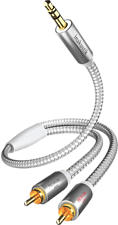 INAKUSTIK 00410003 - Cavo audio (Bianco/Argento)