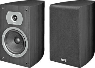 HECO VICTA PRIME 302 - Paire d'enceintes d'étagère (Noir)
