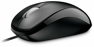 MICROSOFT Compact Optical Mouse 500 - Maus (Schwarz)