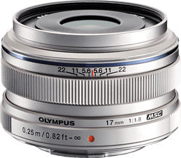 OLYMPUS M.Zuiko 17 mm f/1.8 - Objectif à focale fixe