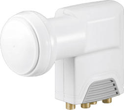 GOOBAY Universal - Quad LNB (Gris/Blanc)
