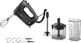 SIEMENS MQ96580 HAND MIXER BLACK - Handmixer (Schwarz/Grau)