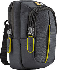 CASE-LOGIC LOGIC DCB302GY - Borsa per fotocamera compatta professionale con vano portaoggetti (Grigio)