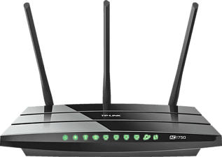 TP-LINK ARCHER C7 DB GIGABIT ROUTER - Dualband-Gigabit-WLANRouter (Schwarz)