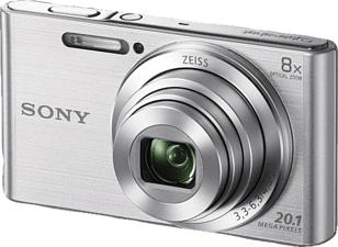 SONY Cyber-shot DSC-W830S - Kompaktkamera (Fotoauflösung: 20.1 MP) Silber