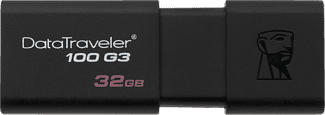 KINGSTON DataTraveler 100 G3 - USB-Stick  (32 GB, Schwarz)