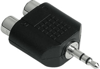 HAMA 122376 ADAPTER A-RCA/AUX3 F/M - Audio Adapter (Schwarz)