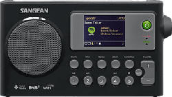 SANGEAN WFR-27 C - Radio digitale (DAB+, Nero)
