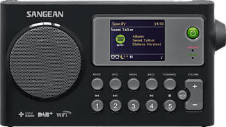 SANGEAN WFR-27 C - Radio digitale (DAB+, Nero)