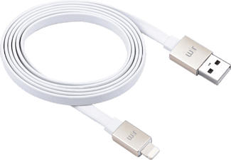 JUST MOBILE DC-268GD - Câble paratonnerre (Blanc/Or)