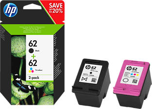 HP 62 Multipack - Tintenpatrone (Schwarz/Cyan/Magenta/Gelb)