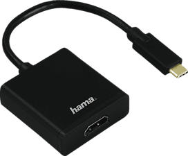 HAMA adattatore USB-C per HDMI™, Ultra HD - Adattatore HDMI USB tipo C (Nero)