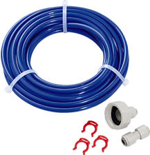 XAVAX Wasseranschluss Set für US-Kühlschränke Wasseranschluss Set (Blau)