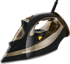 PHILIPS GC4527/01 Azur Performer Plus - Ferro da stiro - 2400 Watt - Nero - Ferro a vapore (Nero)