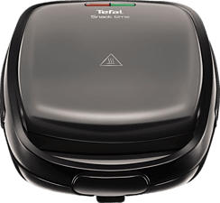 TEFAL SW341B SNACK TIME BLACK/ANTHRACITE - Sandwichmaker (Schwarz)