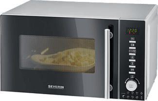 SEVERIN MW 7865 BLACK/SILVER - Micro-ondes avec fonctions Grillade & Air Chaud