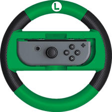 HORI Deluxe Wheel Attachment - Volant pour Nintendo Switch (Vert/noir)