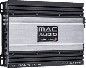MAC-AUDIO Edition S Four - Verstärker (Schwarz/Silber)
