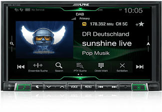 ALPINE ILX-702D - Autoradio (Schwarz)