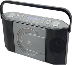 SOUNDMASTER RCD1770AN - CD-Radio portatile (DAB+, FM, Nero/argento)