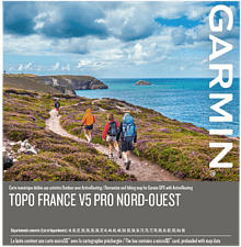 GARMIN TOPO FRANCE V5 PRO NORD OUEST - Carte pour GPS