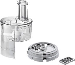 BOSCH MUZ5CC2 - Trancheur à dés pour découper des fruits et légumes en dés réguliers (Transparent)