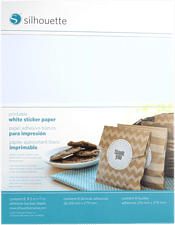 SILHOUETTE Sticker paper - Stickerpapier (Weiss)