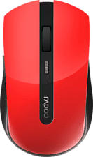 RAPOO 7200M - Souris (Rouge/Noir)