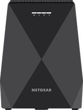 NETGEAR Nighthawk X6 EX7700-100PES Tri-Band WiFi Mesh Extender - WLAN Extender (Nero)