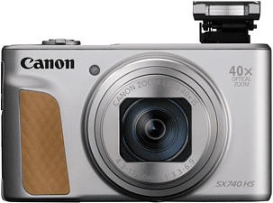 CANON Powershot SX740 HS - Kompaktkamera (Fotoauflösung: 20.3 MP) Silber