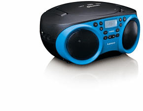 LENCO SCD-501 - Tragbares CD-Radio (FM, Blau/Schwarz)