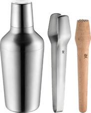 WMF Babuschka - Ensemble pour bar (Argent/Marron)