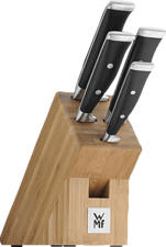 WMF 18.9482.9992 Grand Class 5-tlg. - Messerblock (Schwarz/Silber/Bambus)