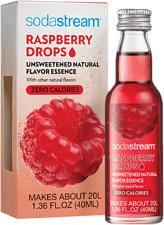 SODASTREAM Fruit Drops Raspberry - Aroma per alimenti (Rosso)