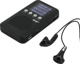 SOUNDMASTER DAB170SW Mini - Taschenradio (DAB+, FM, Schwarz)