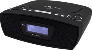 SOUNDMASTER URD480 - Radiosveglia (DAB+, FM, Nero)