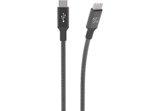 SCOSCHE StrikeLine Premium - Câble de chargement et de données USB-C (Gris foncé)