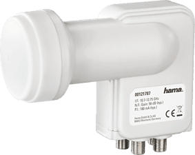 HAMA 00121787 - Quadswitch (Blanc)