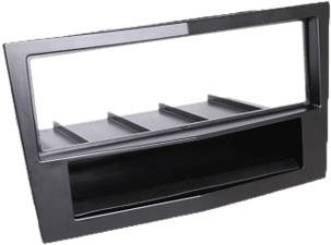 RTA 000.156S1-0 - 1- DIN Radioblende (Schwarz)