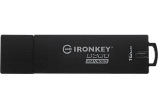 KINGSTON Ironkey D300 - Chiavetta USB (16 GB, Nero)
