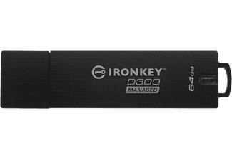 KINGSTON Ironkey D300 - Clé USB (64 GB, Noir)
