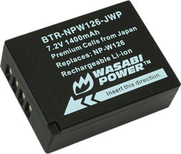 WASABI POWER BTR-NPW126-JWP-001 - Batterie (Noir)