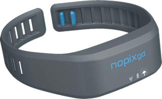 NOPIXGO NPG433 - Bracelet anti-moustiques (Gris granit)