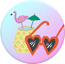 POPSOCKETS 800969 Poolside - Poignée et support de téléphone portable (Coloré)
