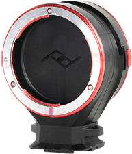 PEAK DESIGN Capture Lens Canon EF - Adattatore per la cattura (Nero/Argento/Rosso)