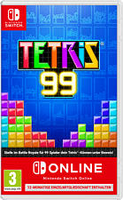 Switch - Tetris 99 + 1 Jahr Nintendo Switch Online Einzelmitgliedschaft /D