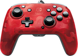 PDP PERFORMANCE Faceoff Deluxe+ Audio - Manette (Rouge/Camouflage)